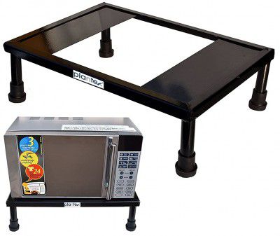 Plantex Heavy Gi Metal Universal Microwave Oven Fix Stand for Kitchen Platform - Floor (Up to 30L)