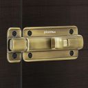 Plantex Premium Heavy Duty Door Stopper/Door Lock Latch for Home and Office Doors - Pack of 2 (Brass Antique)...