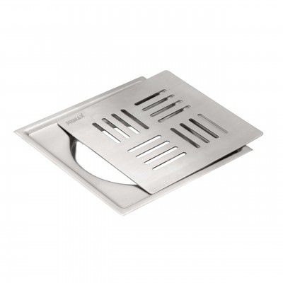 Plantex (Primax) 304 Grade Stainless Steel Drain Cover/Bathroom Drain Cover/Bathroom Drain Jali/Floor Trap for Bathroom and Kitchen-6x6 inch (Matt)