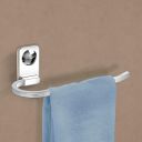 Plantex (Primax) Metro Platinum Stainless Steel Hand Towel Ring/Napkin Hanger for Bathroom/Towel Holder for wash Basin/Bathroom Accessories...