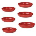 Plants Bottom Plate, Drip Tray for Plants, Gamla, Terracotta Color| (8-inch, Red) Set of 6...