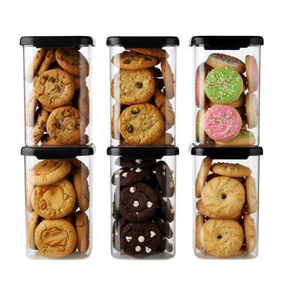 Plastic Airtight Containers Set For Kitchen Storage And Containers Box For Pantry Organization And Container