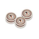 Plastic Coaster for Tea Coffee and Water Set of 6 - Multicolour...