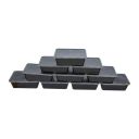 Plastic Container With Lid - 750ml, Pack of 6...