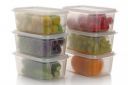 SR Fridge Container - Plastic Transparent Fridge Storage Box (1800ML, 6 Pcs)...