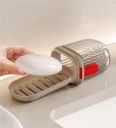 Plastic Transparent Waterproof Portable Soap Dish Box for Travel...