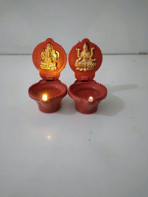 Plastic Water Sensor LED Diyas Candle (Pack of 12)
