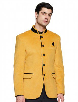 PLATINUM STUDIO Mens Notch Lapel Regular Blazer