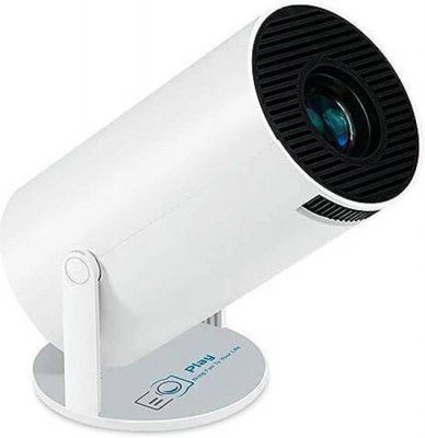 PLAY 4K 2K LCD LED 180 Degree Rotation Android 11, WiFi 6 BT 5.0 Auto Keystone (4500 lm / 2 Speaker / Wireless / Remote Controller) Portable Projector  (White)