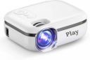 PLAY MP7 Full HD LED WiFi 3D Projector Phone Mirroring Airplay Portable Home Theater (4000 lm) Portable Projector...