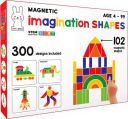 Play Poco Magnetic Imagination Shapes - with 102 Magnetic Shapes, 2 Magnetic Boards, 300 Design Booklet, 2 Display Stands...