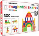 Play Poco Magnetic Imagination Shapes - with 102 Magnetic Shapes, 2 Magnetic Boards, 300 Design Booklet, 2 Display Stands...