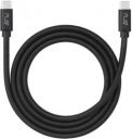 PLAY Type C 3 A 1.2 m Braided BC60C (Compatible with Mobile phones , Tablets, gaming devices, Galaxy Black, One Cable)...