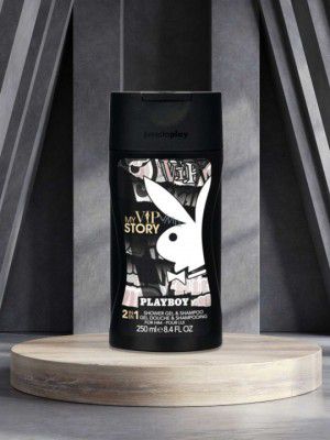 Playboy Men My VIP Story 2 In 1 Shower Gel & Shampoo - 250 ml