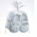 Playette Occasion Satin Shoe and Headband Gift Set (White)...