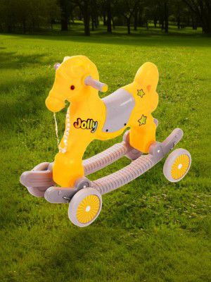 PLAYMAGIC Rockin' Roll Horse Ride 2 In 1 Adventure Toy