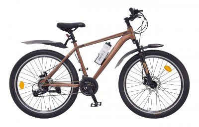 playR Atom 26 Inch Alloy - 21 Speed Bicycle - Front Wheel Shock Abs, Front & Rear Disc Brakes, Durable, Heavy Duty City & Outdoor Cycle