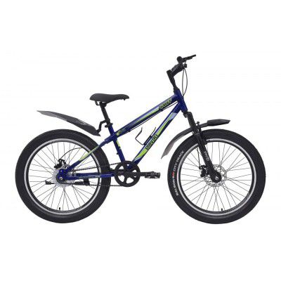 playR BFF Cycle 24 Inch Fat Tyre 7 Speed, Front Wheel Shock Abs, Front and Rear Disc Brake, Jet Black
