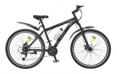 playR Stallion Cycle 27.5 Inch 21 Speed Front Wheel Shock Abs Front and Rear Disc Brake Stallion Black for Durable City & Outdoor Cycle
