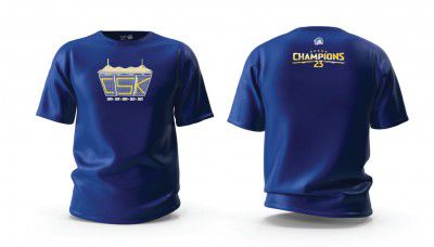 playR x Chennai Super Kings Men's Regular Fit T-Shirt (PRCSK23-117 CT_Navy