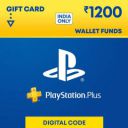 PlayStation Gift Card: 1200 INR (Wallet Top-Up)  (Digital Game Only - for PS4)...