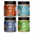 PLENORA Combo of Pumpkin, Chia, Flax & Sunflower Seeds 250g Each | Raw, Unroasted & Natural Total 1000 Grams | Gluten-Free |...
