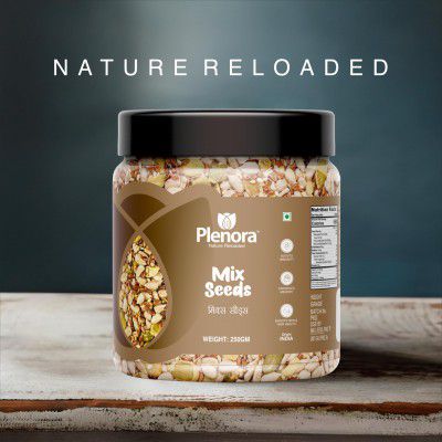 PLENORA Mix Seeds, 250g | Raw, Unroasted & Natural | Superfood for Healthy Lifestyle 