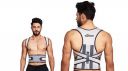 PLETHEON Neoprene Premium Back Brace Posture Corrector Shoulder Belt For Lower & Upper Back Pain Relief (Tummy Size In Inches 28-44) (Grey)...