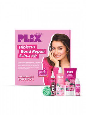 PLIX THE PLANT FIXSet Of 5 Hibiscus Hair Care Set