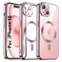 PLUGTECH TPU Designed for iPhone 15 Luxury Electroplating Case...