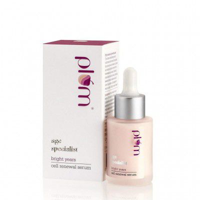 Plum Bright Years Cell Renewal Serum| Ultra-hydrating Serum | For All Skin Types | 100% Vegan, Cruelty Free | 30ml