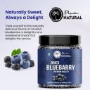 Plum Natural Organic Fresh Dried Blueberries | Dry Fruits Unsweetened Blueberries (1 x 500 g)...
