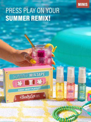 Plum Set Of 3 Lovin'Summer Mixtape Body Mist - 5 ml Each