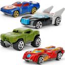 PLUSPOINT Metal A Exclusive Collection of Toy Vehicles Cars Set Alloy Push N Go Vehicles, Mini Racing Cars for Toddlers, Girls and Boys Kids Play Set, Die-Cast Car Set (4pc Avenger)...