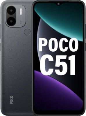 POCO C51 (Power Black, 64 GB) (4 GB RAM)
