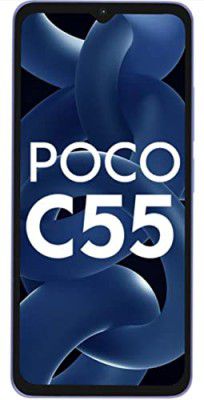POCO C55 (Cool Blue, 6GB RAM | 128GB Storage)