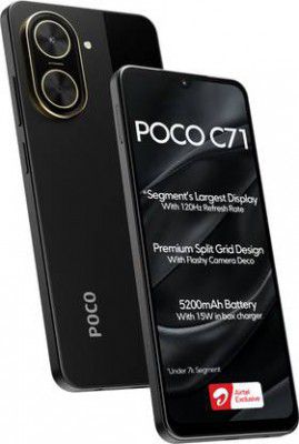 POCO C71 (Cool Blue, 64 GB)  (4 GB RAM)