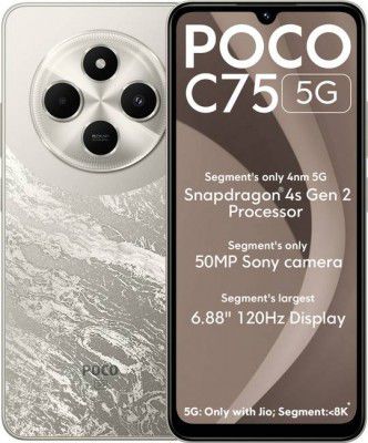 POCO C75 5G ( 128 GB | 4 GB RAM )