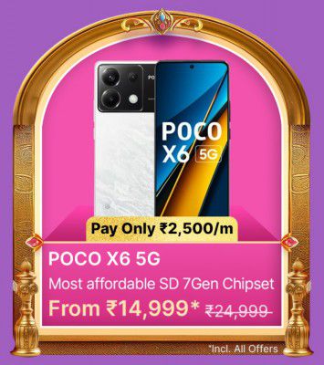 Big Billion Days Special: POCO X6 5G to be priced at ₹14999