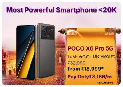 Big Billion Days Special: POCO X6 Pro 5G to be priced at ₹18999