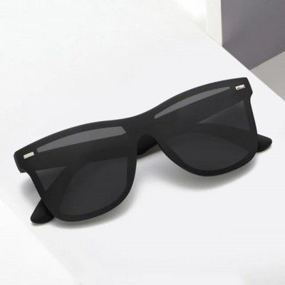 Polarized Sunglasses For Men I For Driving, Sports and Adventure Activities I Black Lens I 100% UV Protection I Medium I CEnfieldGreenSC1 I EL1144