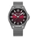 Police Analog Burgundy Dial Men's Watch-PLPEWJG0018302...