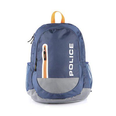 POLICE Black/Navy Mens Mirano Backpack