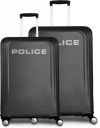 POLICE Hard Body Set of 2 Luggage - SO5 - Greyhot...