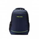 Police JIOJI LAPTOP BACKPACK - NAVY/LIME GREEN...