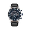 Police Mens 45 mm Driver Black Dial Genuine Leather Analogue Watch - PLPEWJF2002801...