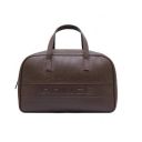 Police Men’s Brown Vegan Leather 40 L Duffle Bag...