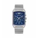 Police Mens Urban Rebel Blue Dial Stainless Steel Analog Watch...