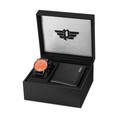 [Extra Rs.1140 OFF] Police Quartz Multifunction Black DIAL Leather Strap Watch for Men-PLPEWJF2203306W