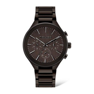 Police Quartz Multifunction Brown DIAL Metal Strap Watch for Men-NDPL15936JSBN12MW
